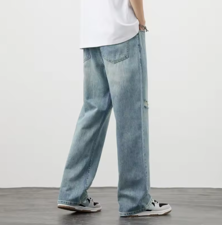 Mens casual baggy jeans